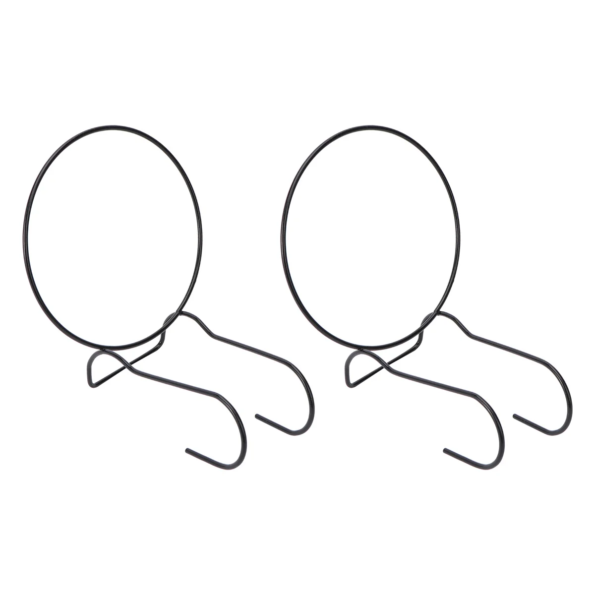 

2Pcs Hanging Flowerpot Storage Rack Iron Art Balcony Wall Mounted Flower Pot Holder Plant Display Stand Hanging Flowerpot Shelf