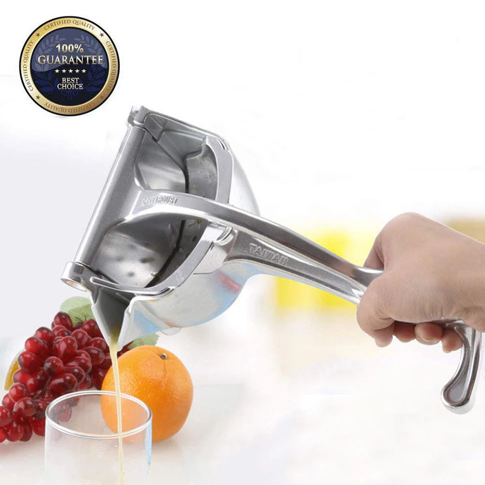 

SHANGPEIXUAN Manual Fruit Juicer Alloy Lemon Squeezer Citrus Press Heavy Duty Hand Press Fruit Juicer Detachable Lime Squeezer