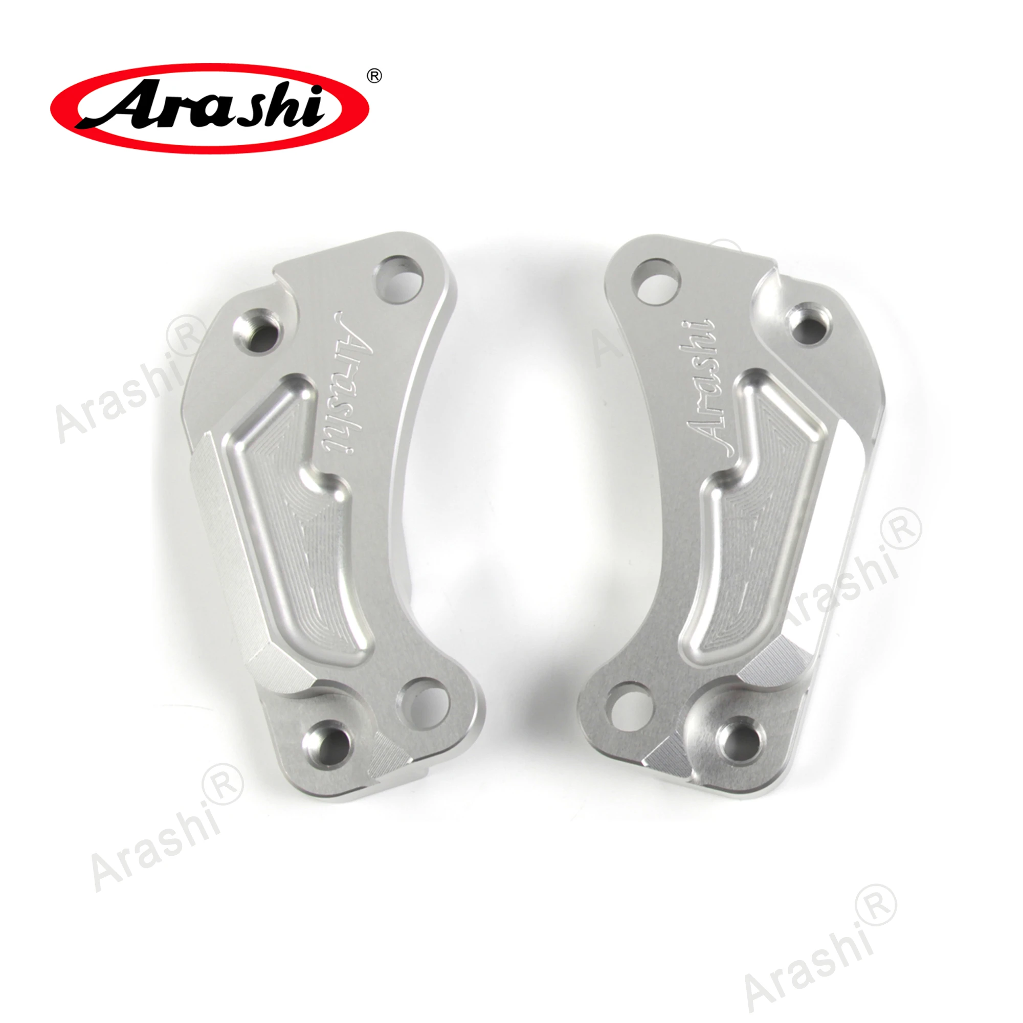 Arashi Floating Front Brake Caliper Disc Bracket For YAMAHA XP T-MAX 500 2004 2005 2006 2007 Tmax500 Accessories Oversize Disc