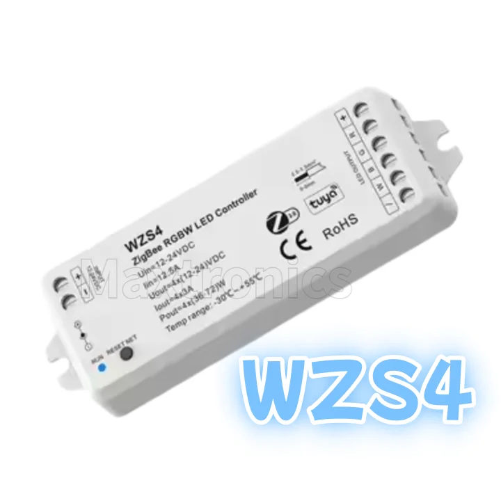 LED Controller WZS1/2/3/4/5 Zigbee 3.0 DC12-24-36V Voice /Google/Alexa control For Single Color CCT RGB RGBW RGB+CCT Led Strip