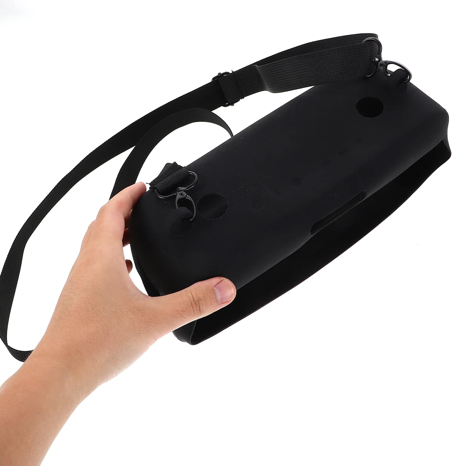 

Protective Case Black Silicone Cover Outdoor Portable Water Resistant Travel Speaker Accessories Loudspeaker Decor
