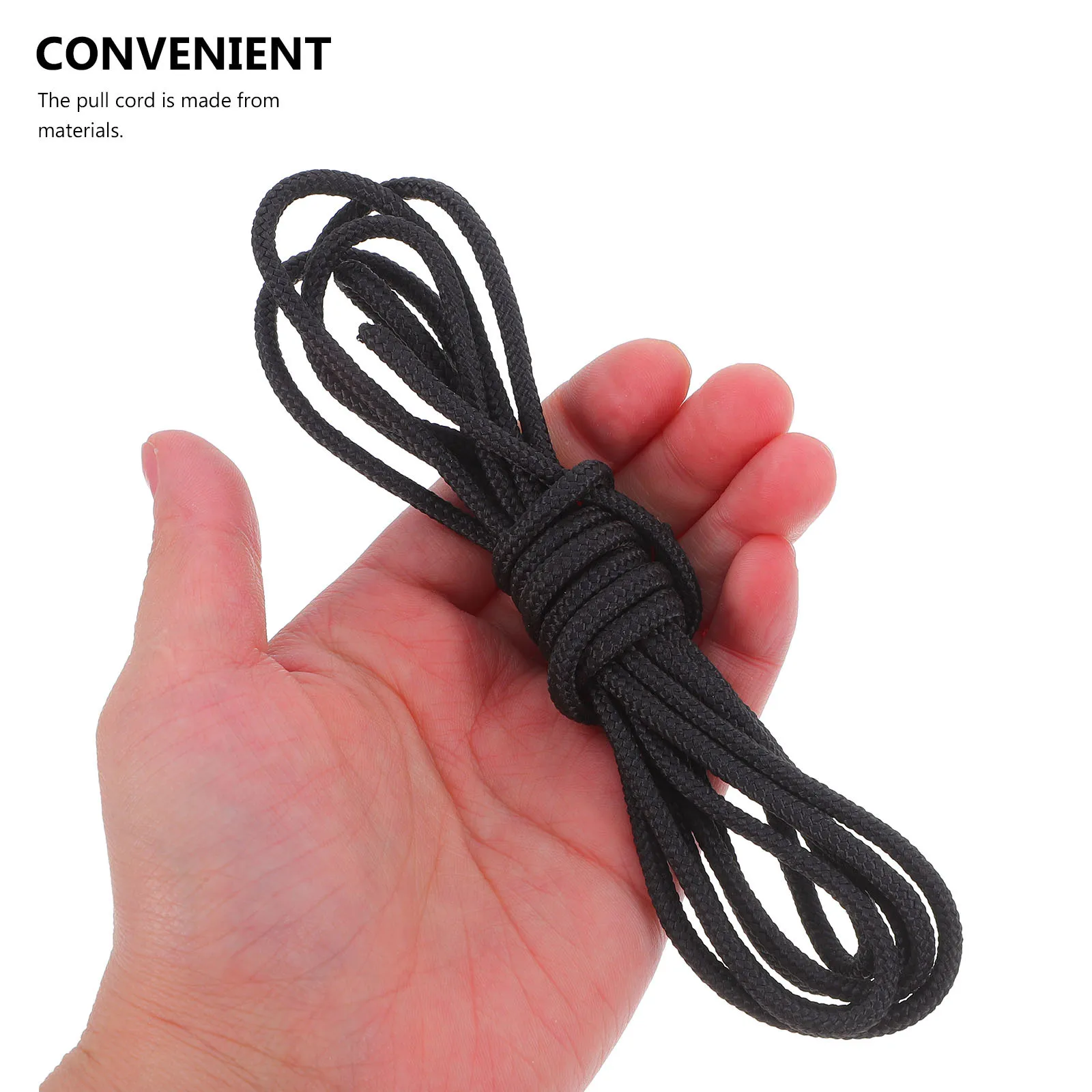 

10pcs Agricultural Equipment Pull Cord Rope 2.3M Long Black For Lawn Mower Trimmer Chainsaw Micro Tiller Gas Engine Starter