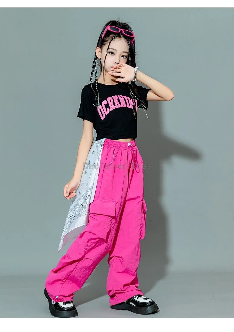 Conjunto de dança jazz para meninas, roupa emagrecedora, roupa deslumbrante, elegante e na moda, estilo chinês, hip-hop, 2024