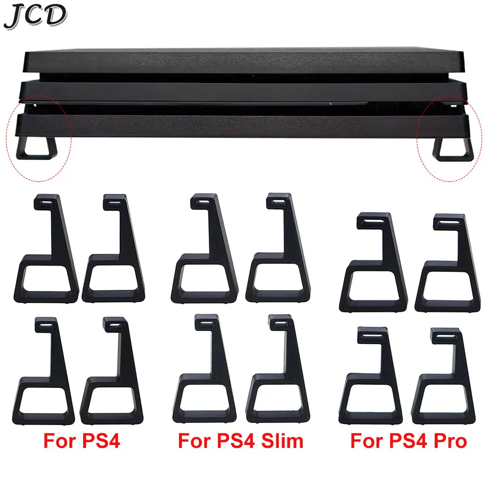 JCD 1 Juego para PS4 Pro consola delgada soporte Horizontal de refrigeración soporte elevado pies soporte montado accesorios de Base