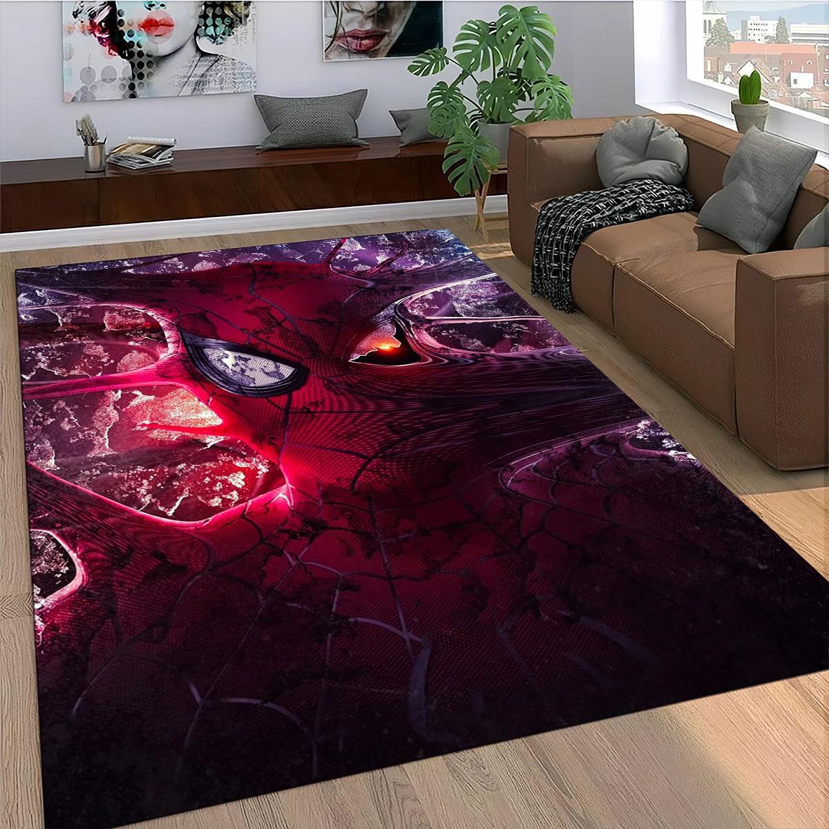 Marvel Thor Thanos Avengers Cartoon Area Rug Carpets for Living Room Bedroom Sofa Doormat Decoration,kid Play Non-slip Floor Mat