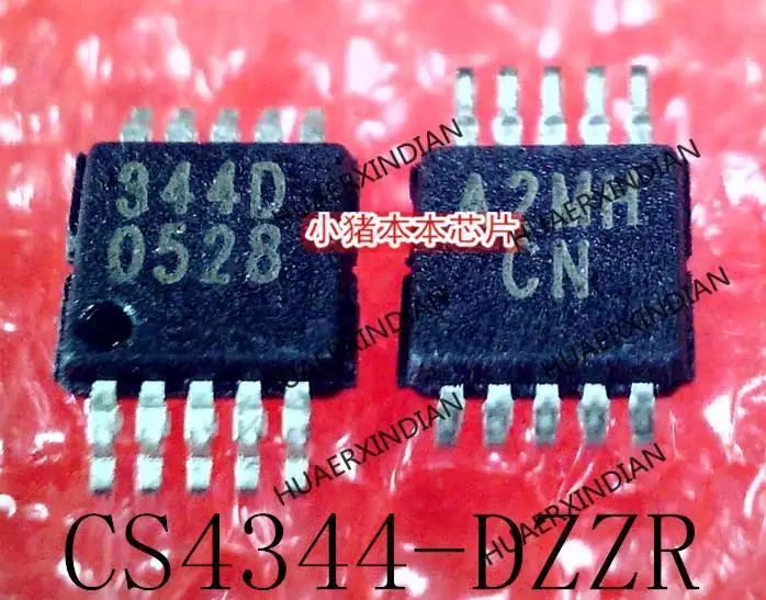 Novo original CS4344-DZZR cs4344dzzr impressão 344d msop10 em estoque