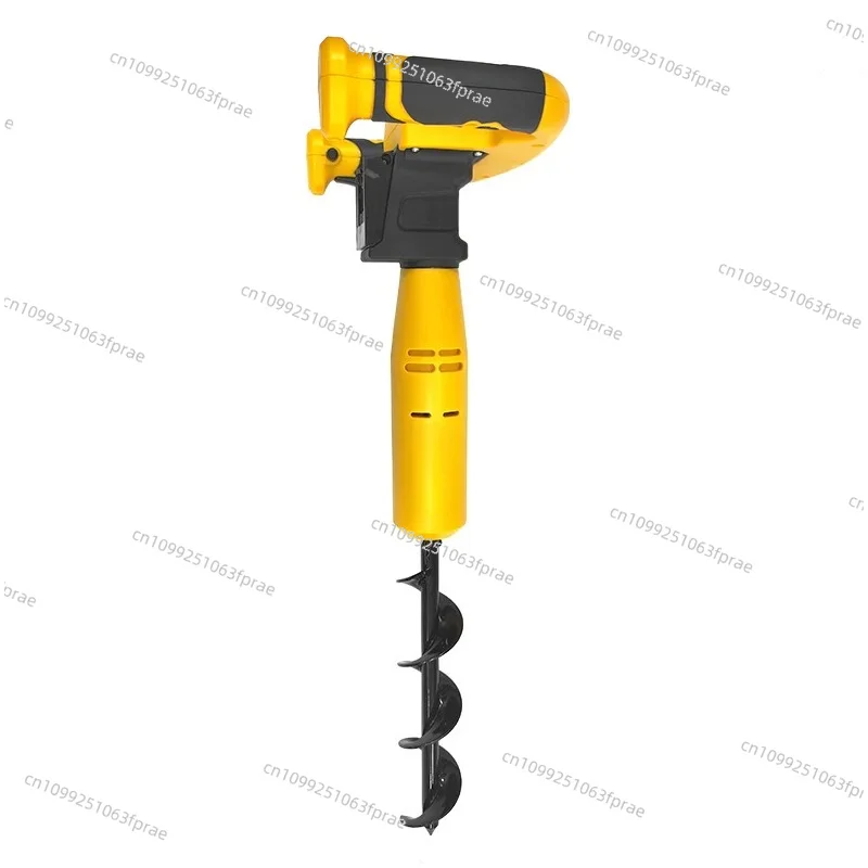 Small electric ground drilling soil pit artifact agricultural vegetable seedlings orchard