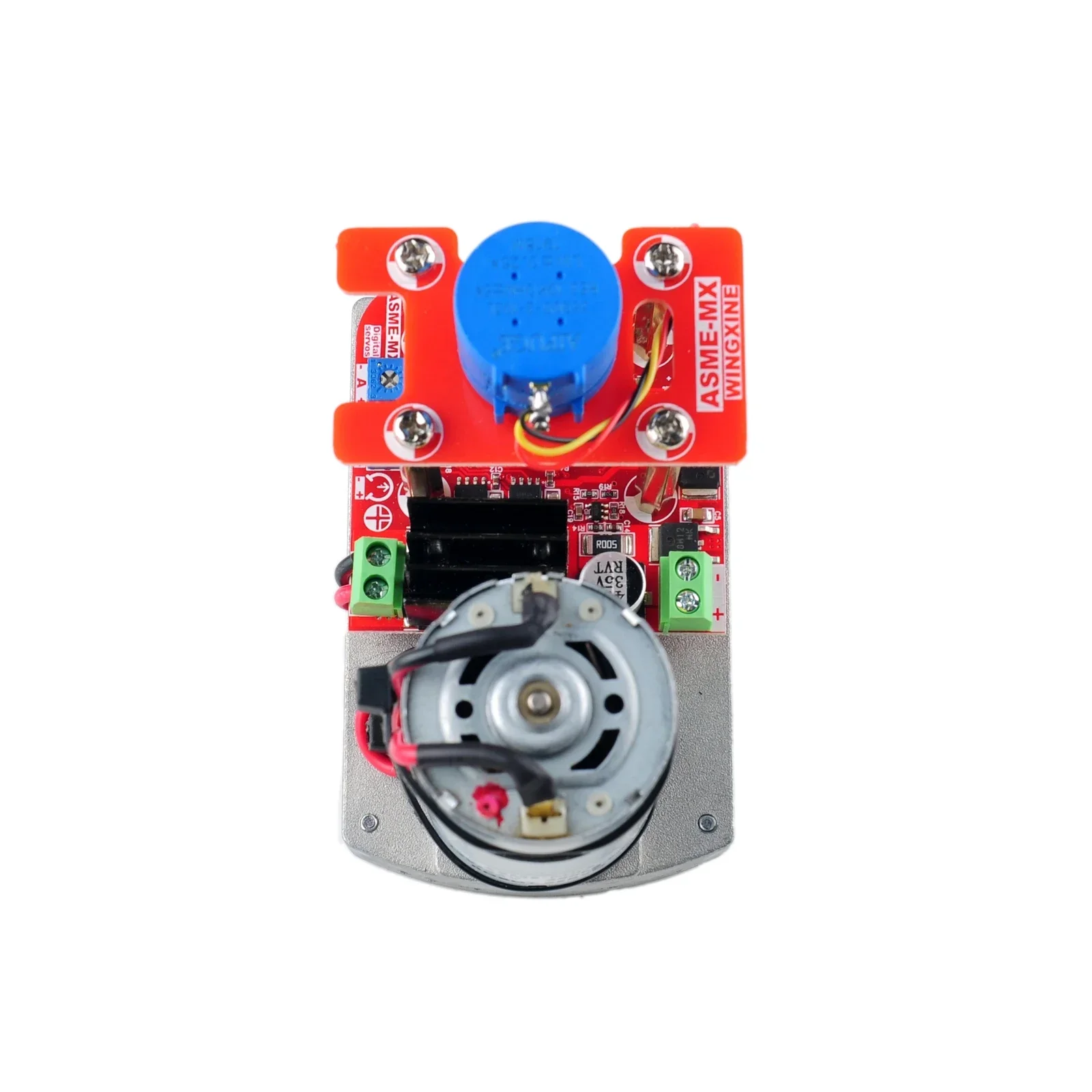 ASME-MXA 260kg.cm  Super High Torque Servo Motor 3600° Rotation 10T Alloy Gear for Robot Arm/Valve Control