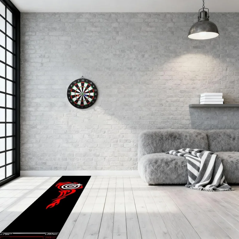 VIKAMA Darts Pad, Stain-Resistant And Anti-Slip Long-Strip Carpet, Standard Dart-Throwing Distance Darts Pad, Home Decoration