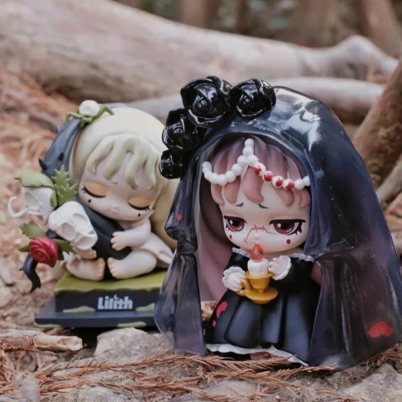 

Оригинальная в наличии Lilith Secret, лабораторная слепая коробка, модные игрушки, темные статуи, окружающие игрушки Kawaii, подарочные аксессуары для девочек