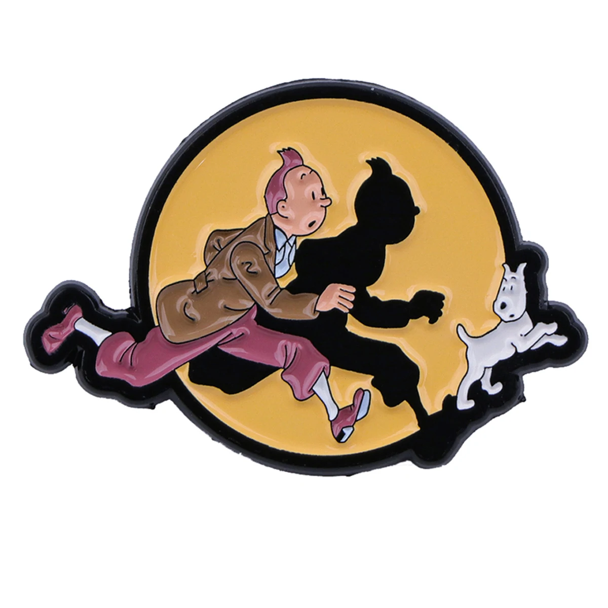 Movie Inspiration Enamel Pin Cute Dog Brooch Pines Lapel Pins Badge on Backpack Clothing Accessories Fashion Jewelry Fans Gifts