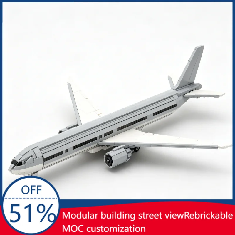 

2186PCS Passenger Airplane Model Building Blocks DIY Assembly Educational Toy Home Decoration Birthday Christmas Festival Gifts