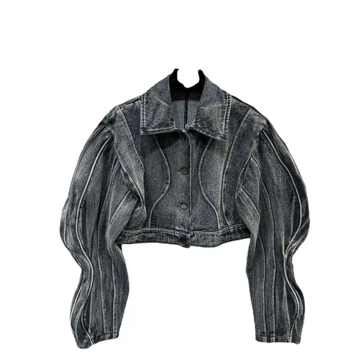 

Американский ретро-стиль, осенняя новинка, женское пальто с отложным воротником, объемные линии, хлопковое, с узлом, длинное, на пуговицах