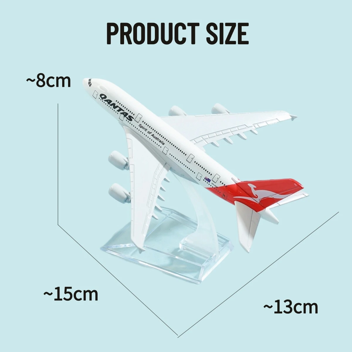 Scale 1:400 Metal Diecast Aviation Replica Aircraft Model Airplane Miniature Xmas Kids Home Office Room Decor Gift Ornament Toy