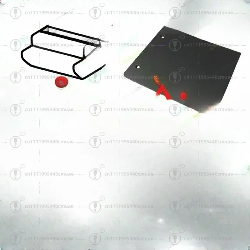 Aluminum alloy metal mouse tray storage mouse pad office game simulation racing aluminum profile bracket