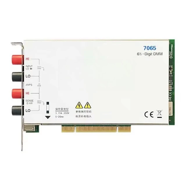 7065 Series6.5-Digit Digital Multimeter Card Multiple Values Voltage Current Resistance Frequency