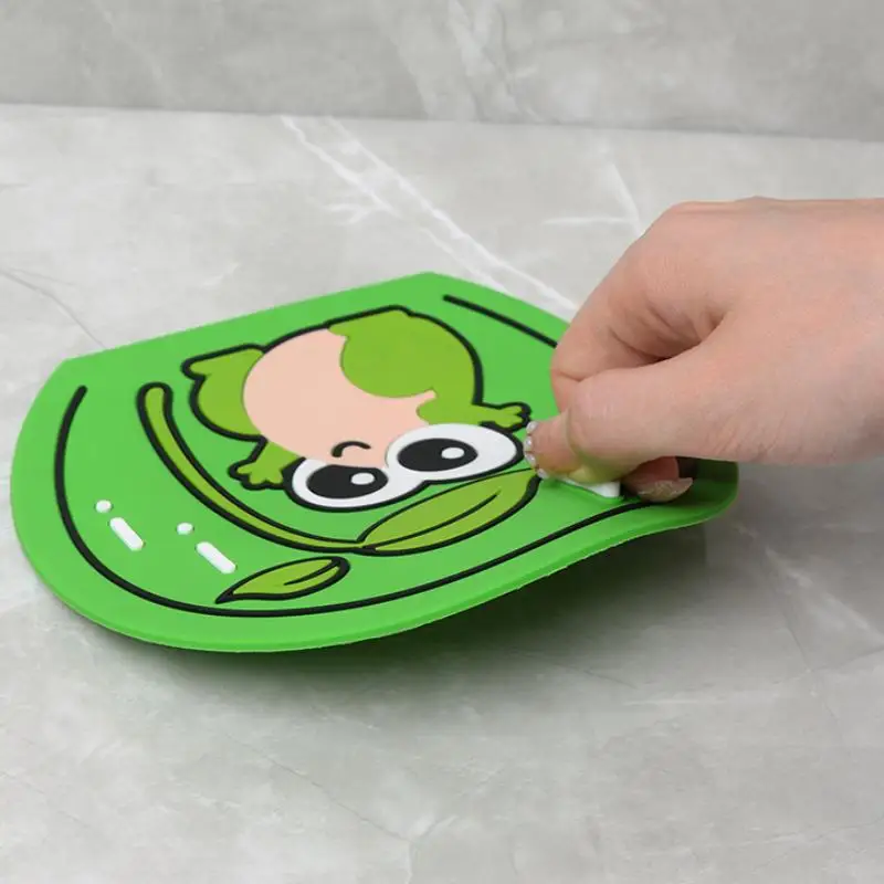 1Pcs Floor Drain Cover Deodorizer Cat Frog Pattern Bathroom Silicone Seal Mat Deodorant Mat Kitchen Toilet Insect-proof Mat
