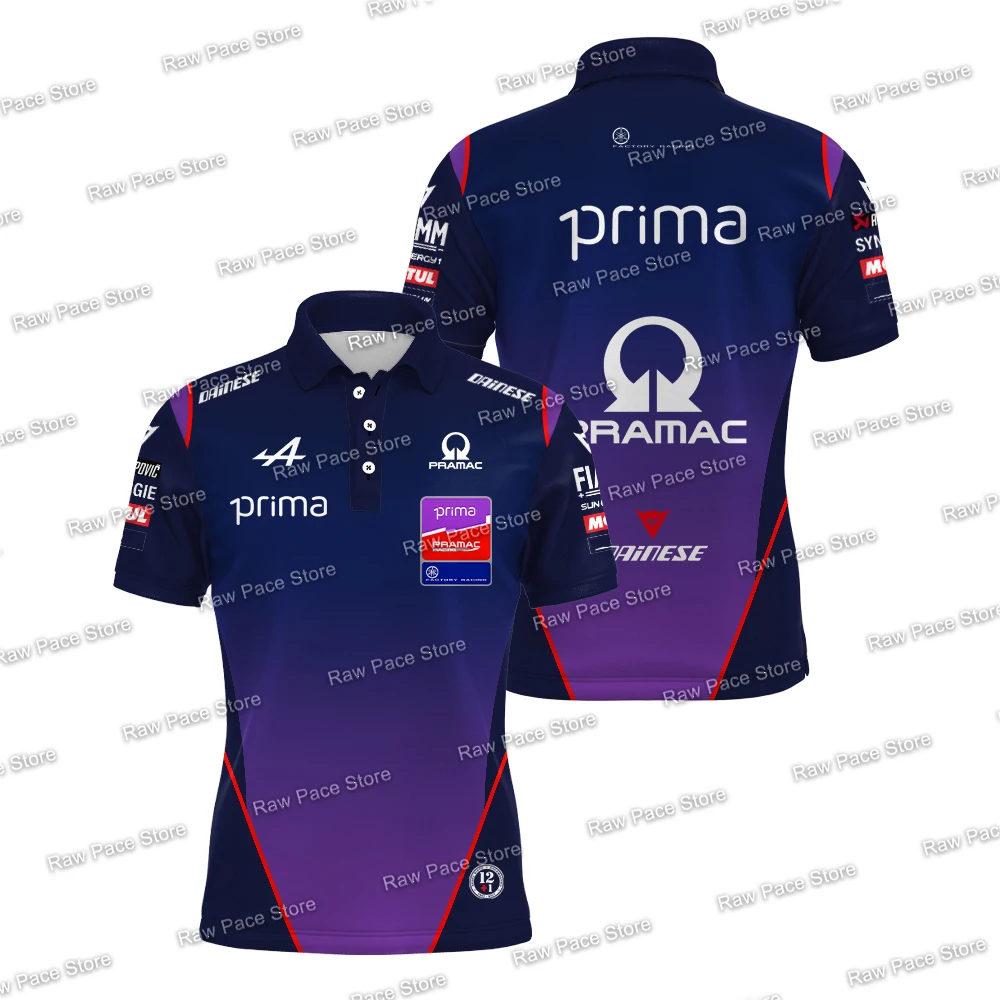 Men's Jack Miller 43 Racing Team Polo Shirt Outdoor Sports Breathable T-Shirt Toprak Razgatlioglu Moto Casual Plus Size Polo 6XL image 3