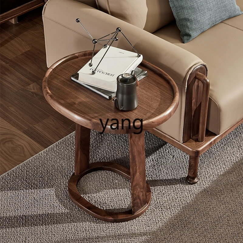 

LH all solid wood edge few simple household living room sofa corner few small coffee table table