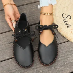 Women Casual Flats Shoes Summer Fashion Sneakers Femme Lace Up Walking Sport Shoes Zapatos De Mujer Women Designer Running Shoes