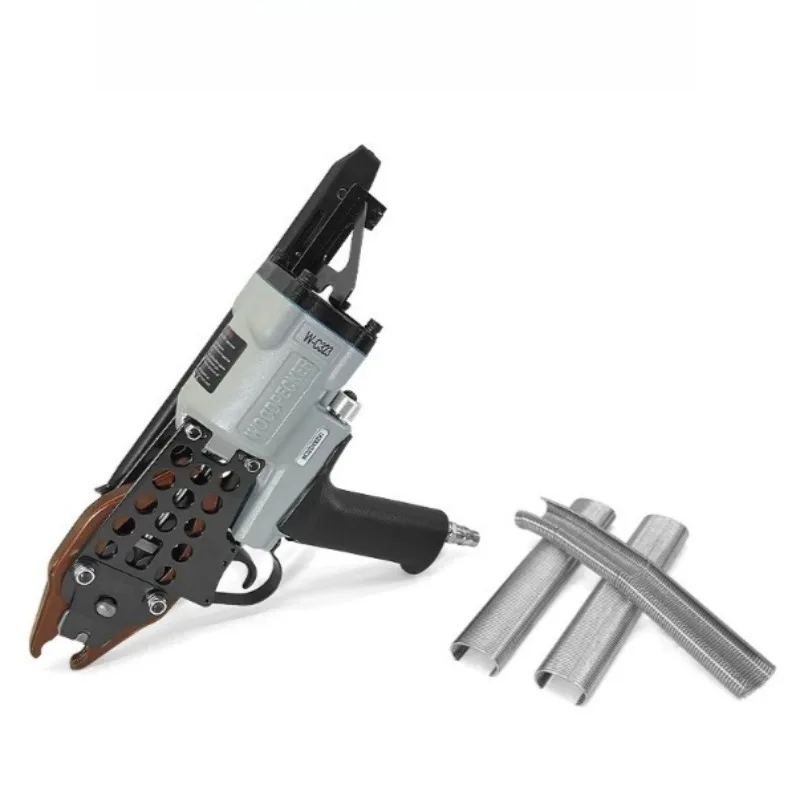 For C323 Pneumatic C‑Ring Gun, Gabion Mesh Binding Tool for Reno Mattress River Protection