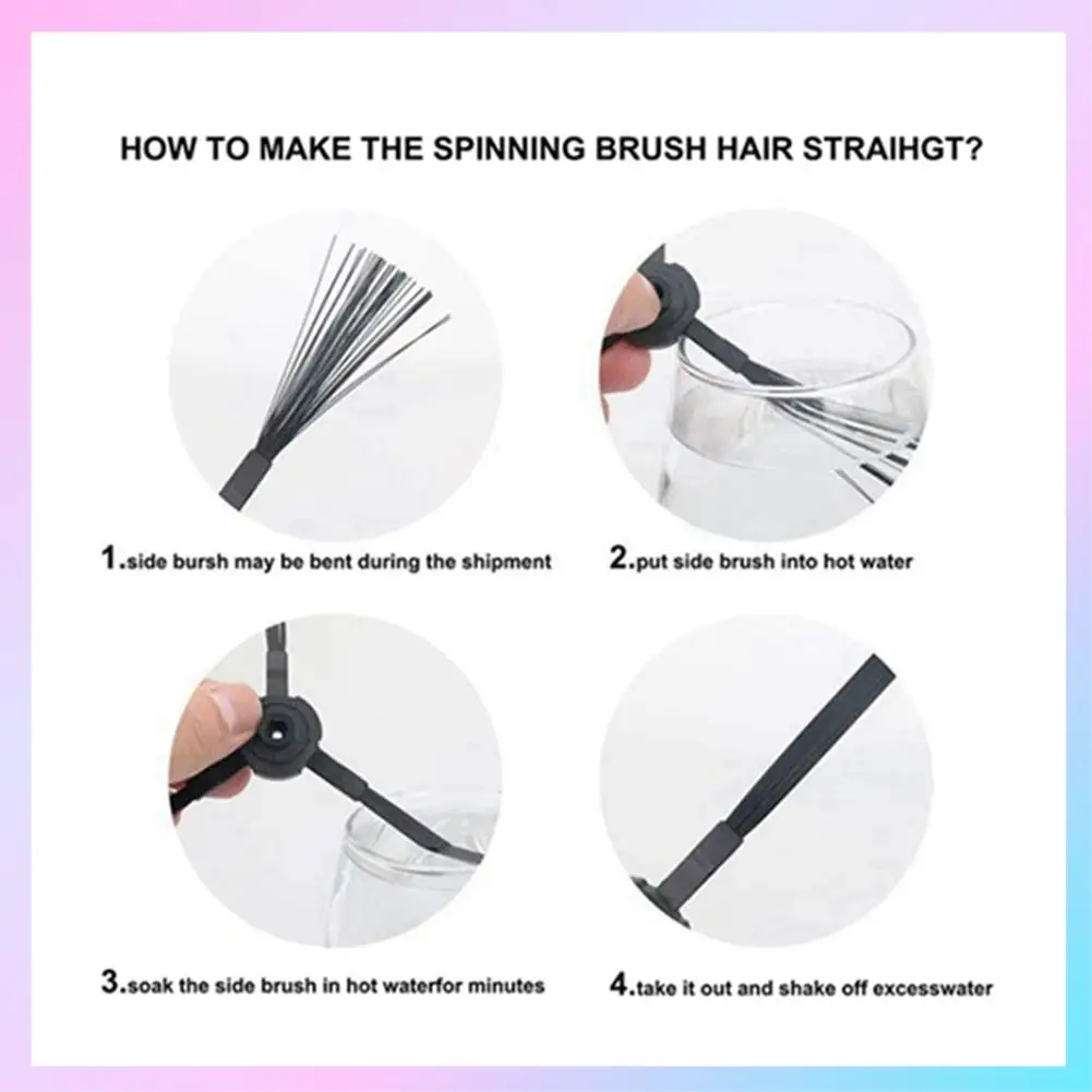 ABRG-사이드 브러시 걸레 Rag Hepa 필터 Chuwi Ilife V55 Pro 로봇 진공 청소기 교체 용 예비 부품