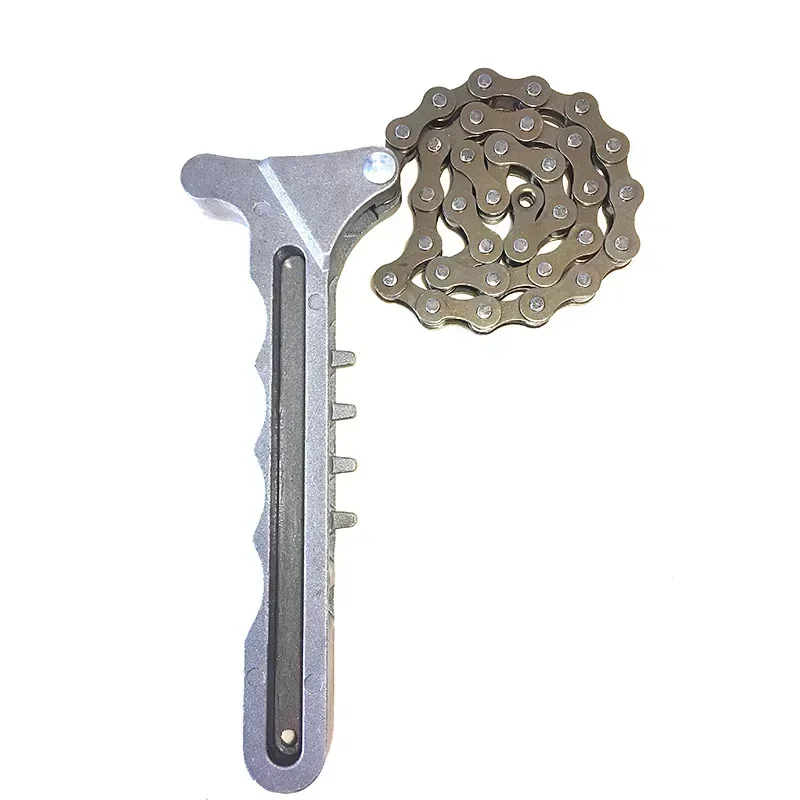 

BIESUO New Universal Oil Chain Wrench Fuel Filter Filters Remover Tool Car Engine Torque Grip Spanner Plier
