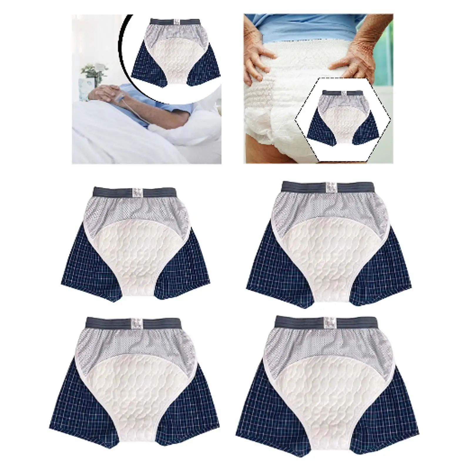 

Adults Cloth Diaper Diaper Cover Senior People Comfortable Reusable Incontinence Underwear