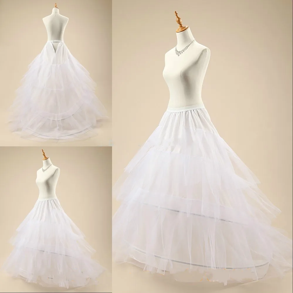 Neueste moderne 2 Schichten 2 Reifen Ballkleid Brautkleid Unterrock Krinoline Braut Hochzeit Petticoat