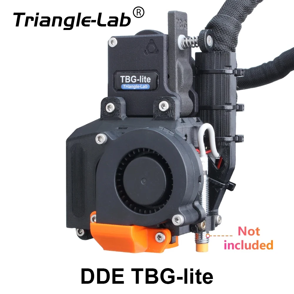 

C Trianglelab DDE-TBG-lite DDE Extruder Direct Drive For V6 HOTEND rapido hotend Ender3 Ender5 CR10 CR10S BLv 3D Printer