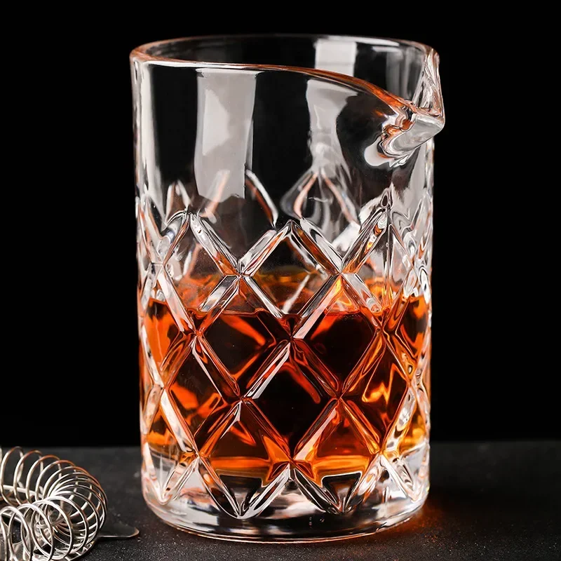 Japanese Crystal Cocktail Glass Cup, Home Bar, Mixing Blending Cups, Bartending Tool, Bartenders Mixer, Wine Dispenser, KTV