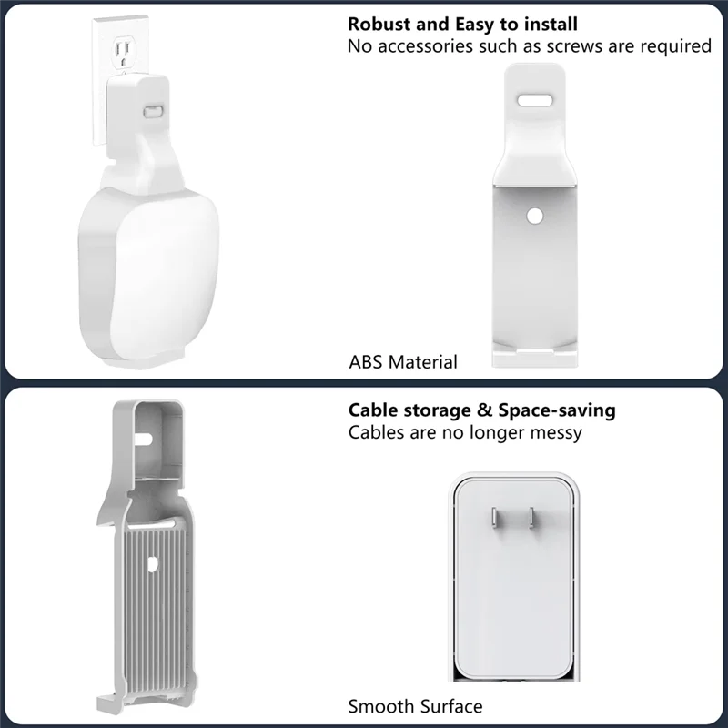 Eero Pro 6 / Pro 6E メッシュWi-Fiルーター用ホルダー、ケーブル収納スタンド付き、Eero Pro 6 & Pro 6E対応壁掛けブラケット