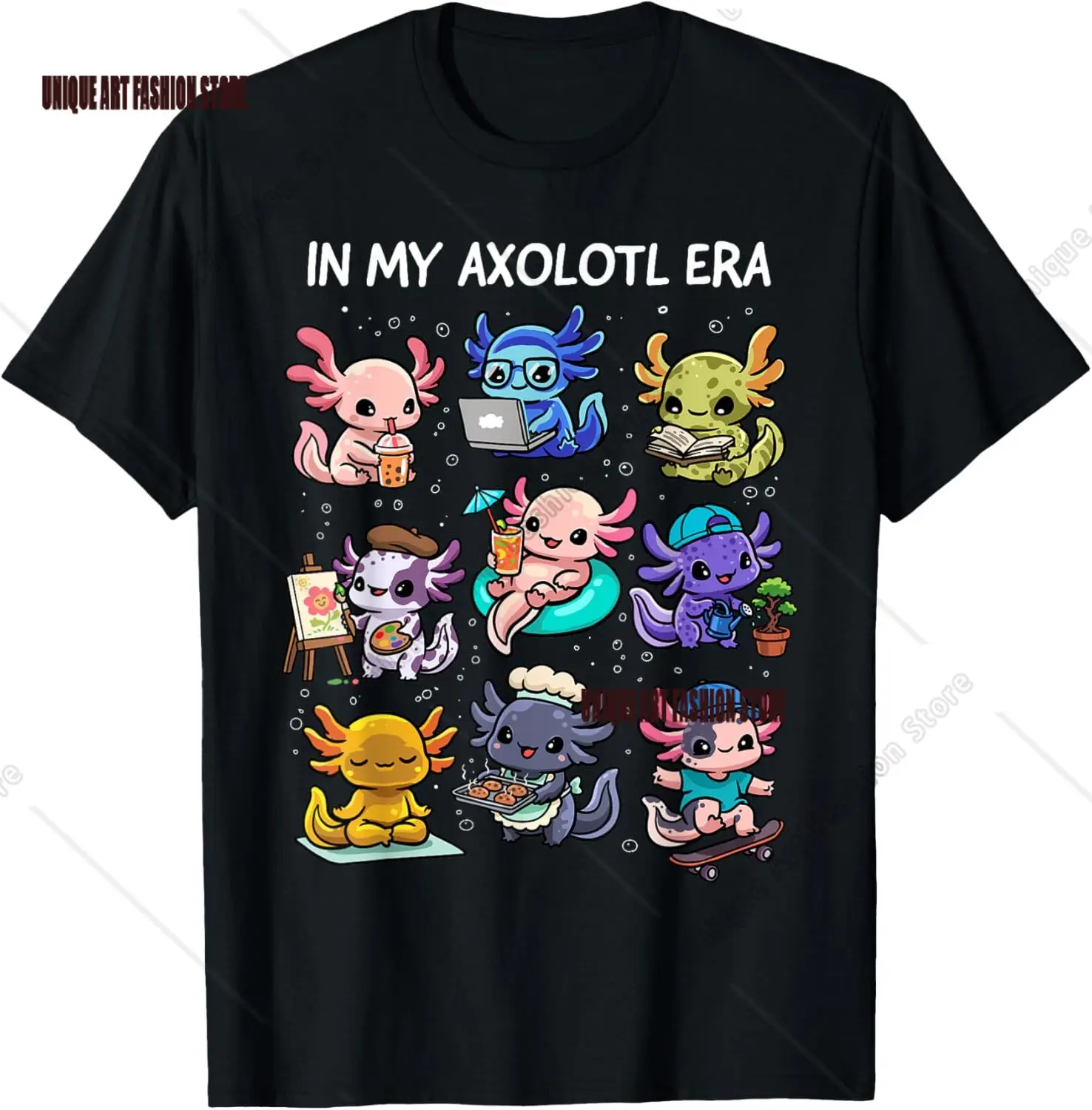 Футболка Axolotl Kawaii Axolotls In My Axolotl Era Axolotl Animals