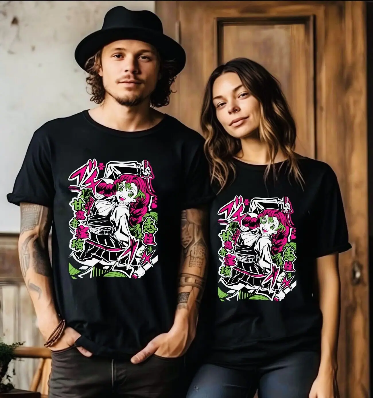 Mitsurii kanroji Unisex T-Shirt, demon slayer, kimetsu no yaiba, Soft Tee