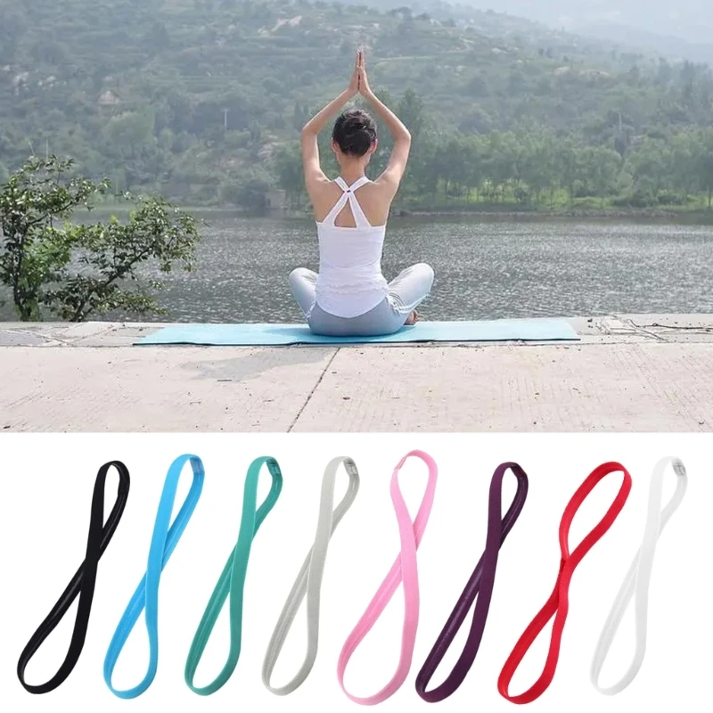 

Elastic Non-Slip Sports Headbands for Men and Women, Hair Sweatbands, Football, Basketball, Soccer, Yoga, Tennis