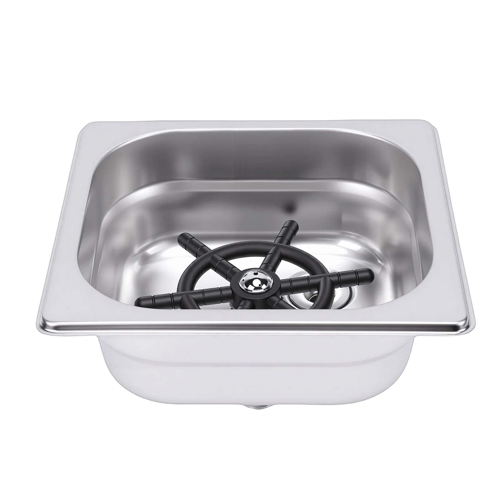 Cup Rinser Pitcher Rinser Time Labor Saving Stainless Steel Embedded Automatic Cup Washer for Home Commercial Use Bottle Rinser