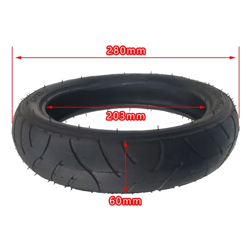 280x65-203 Tyres for Baby Stroller Accessories Thickened Tires Children\'s Tricycle Trolley Pneumatic Tyres 280x65-203