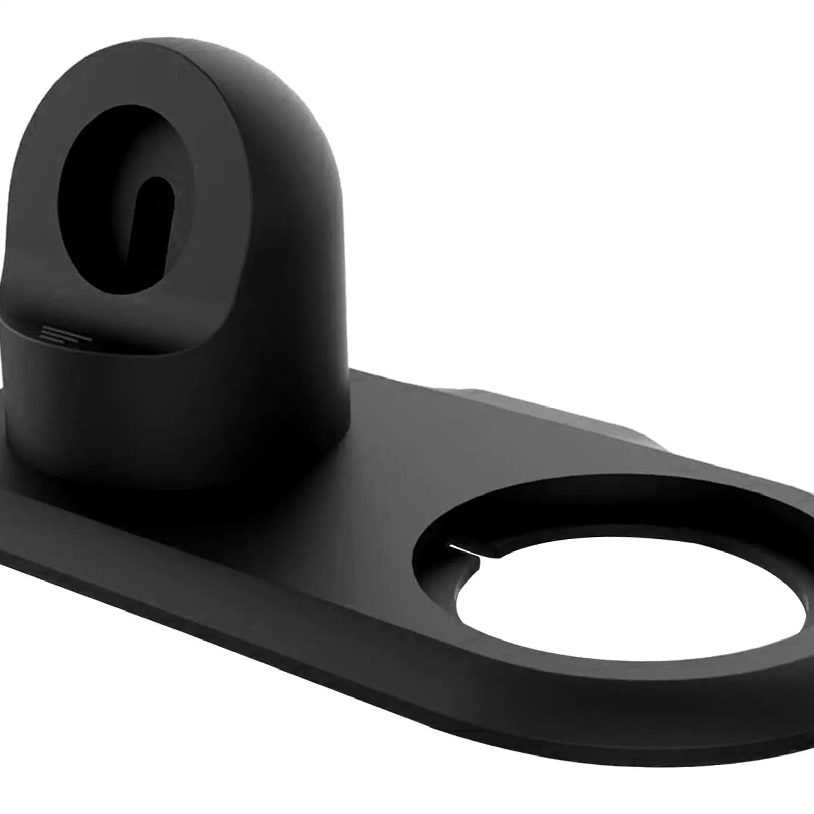 Silicone Wireless Charger Stand for Iphone 12 Mini and Watch 2 in 1 Desktop Charging Dock Phone Holder with Cord Organizer