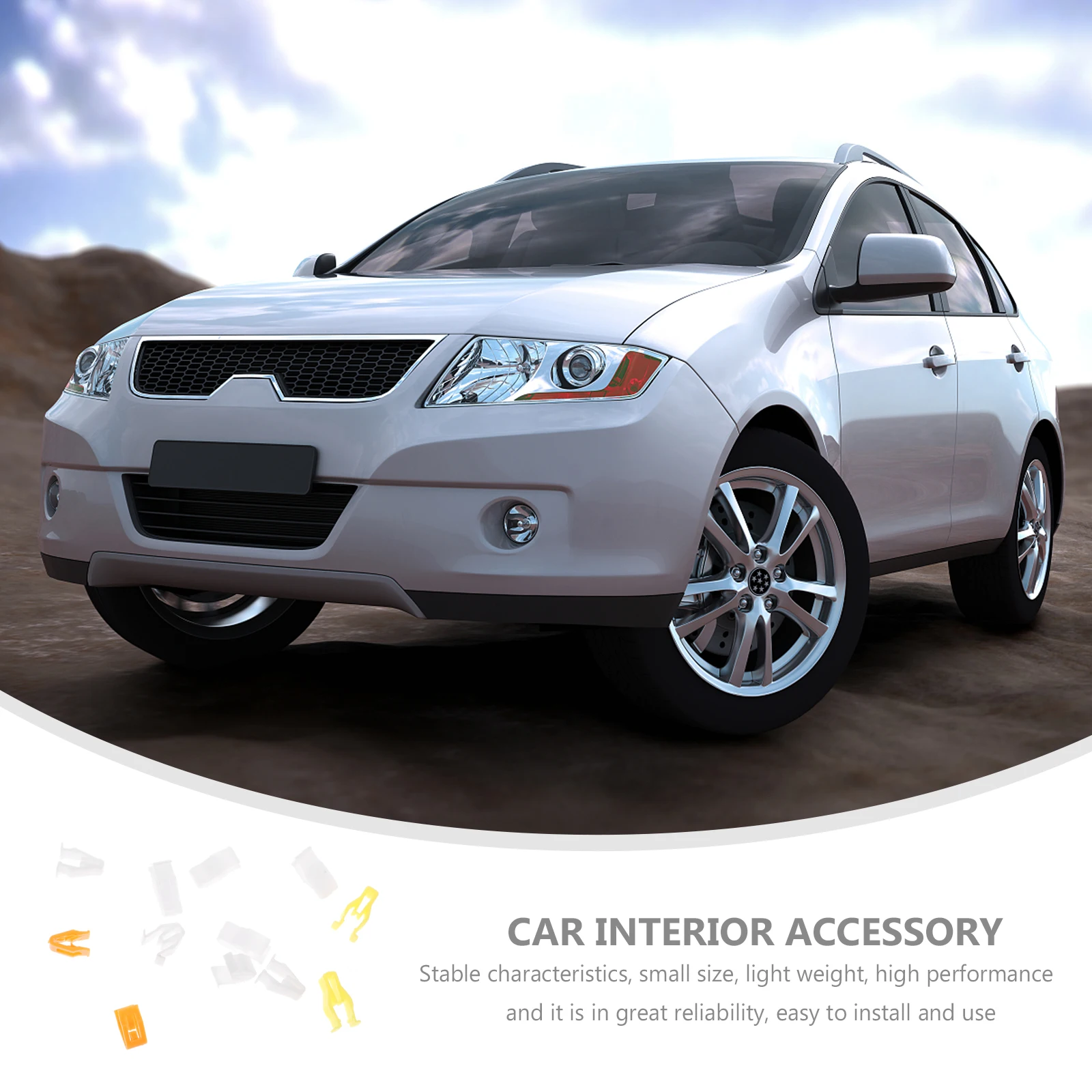 

270pcs Dashboard Decorative Universal Trim Accessories Center Console Retainer Abs Interior Long Term Use