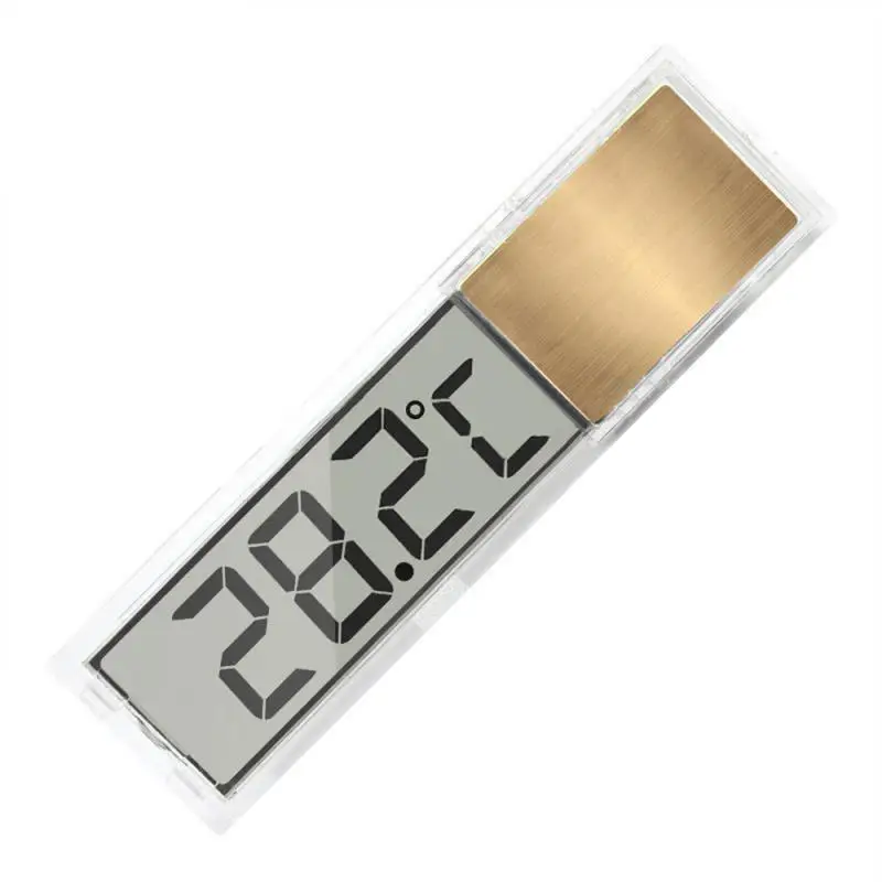 Aquarium LCD Thermometer LCD Digital Electronic Fish Tank 3D Digital Aquarium Temperature Temp Meter Sticker Fish Shrimp Turtle