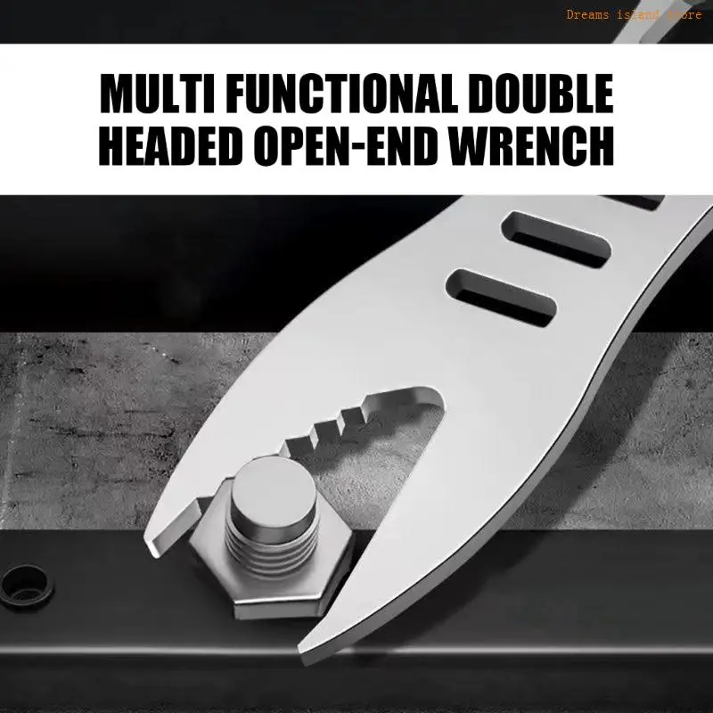 Open End Wrench with Double Heads for Increased Efficiency in Automotive Repairs HX6C