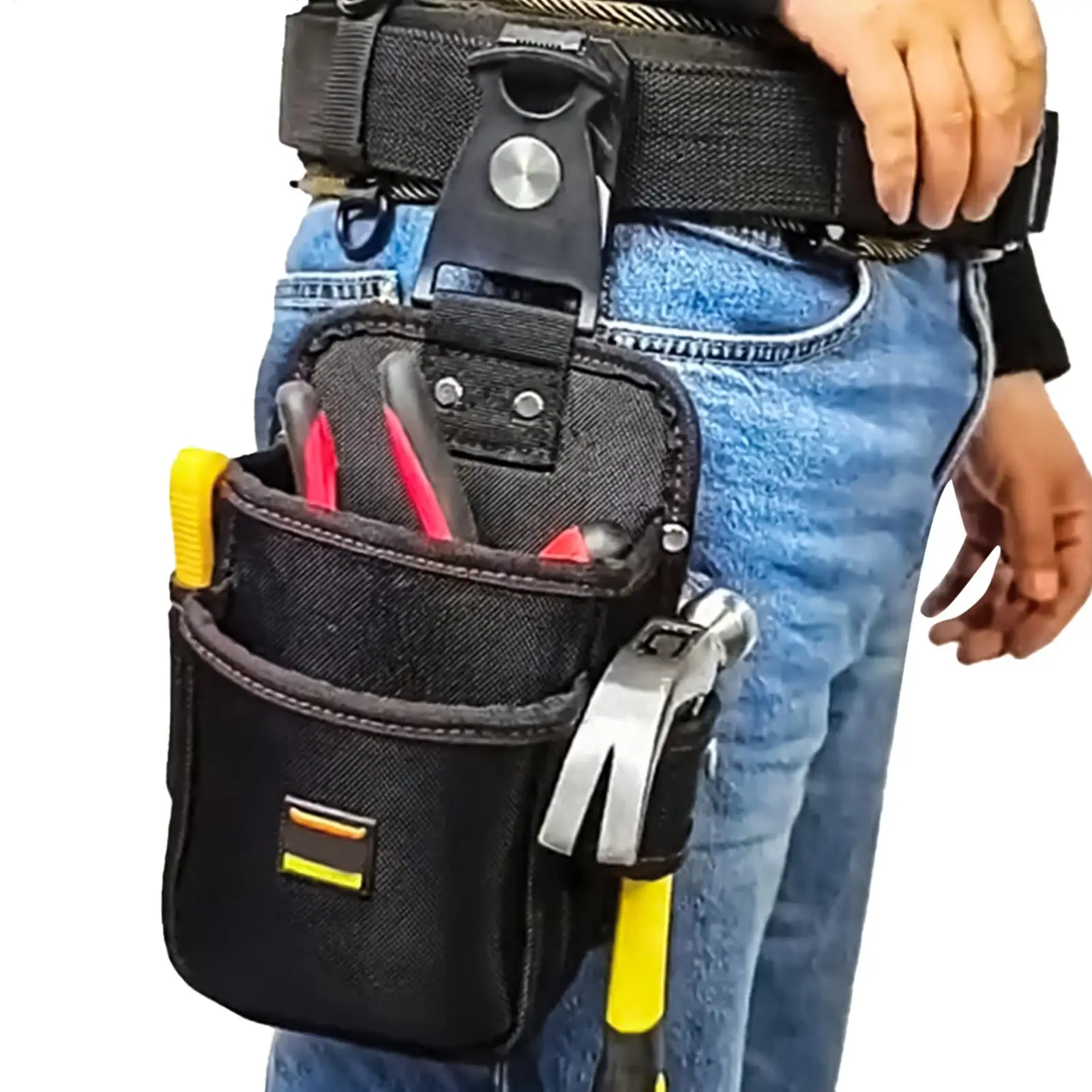 Electrician Pouch Technician Tool Pouch Multiple-Tool Waist Bag Waterproof Drill Backpack For Framing Painters Welding