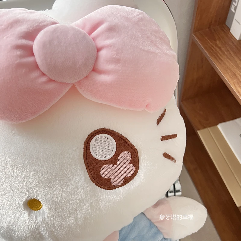 Sanrio – peluche Hello Kitty, 35/45cm, peluche douce, dessin animé, Kawaii, câlin, poupée pour filles, cadeaux de noël