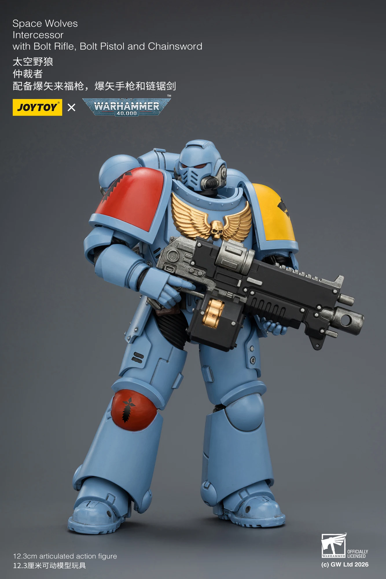 1/18 JOYTOY Actionfigur 40K Ultramarines Imperial Fists Blood Angels Intercessor Anime-Modell Sammlerstück – Detail 38