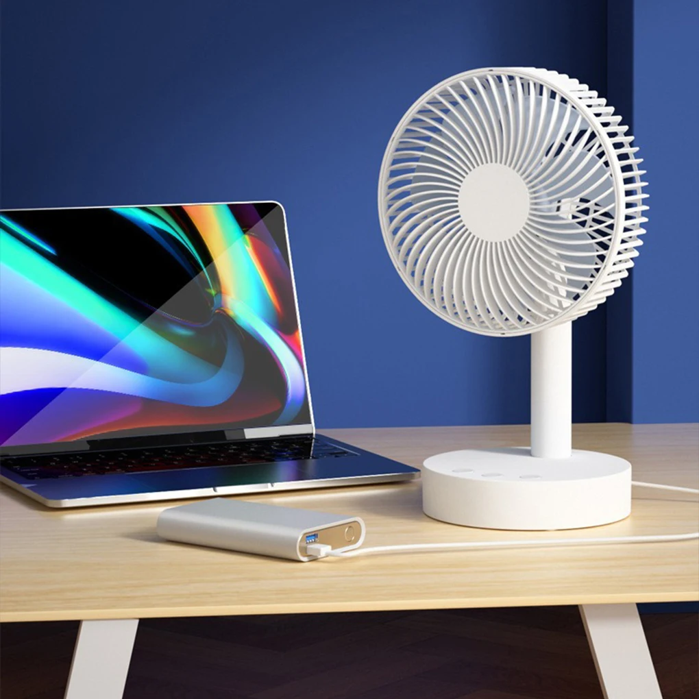 

Compact Electric Fan Energy-Efficient And Low Noise Easy To Clean ABS Portable Fan Cooling Fan Quiet 1800mAh Battery F7-3
