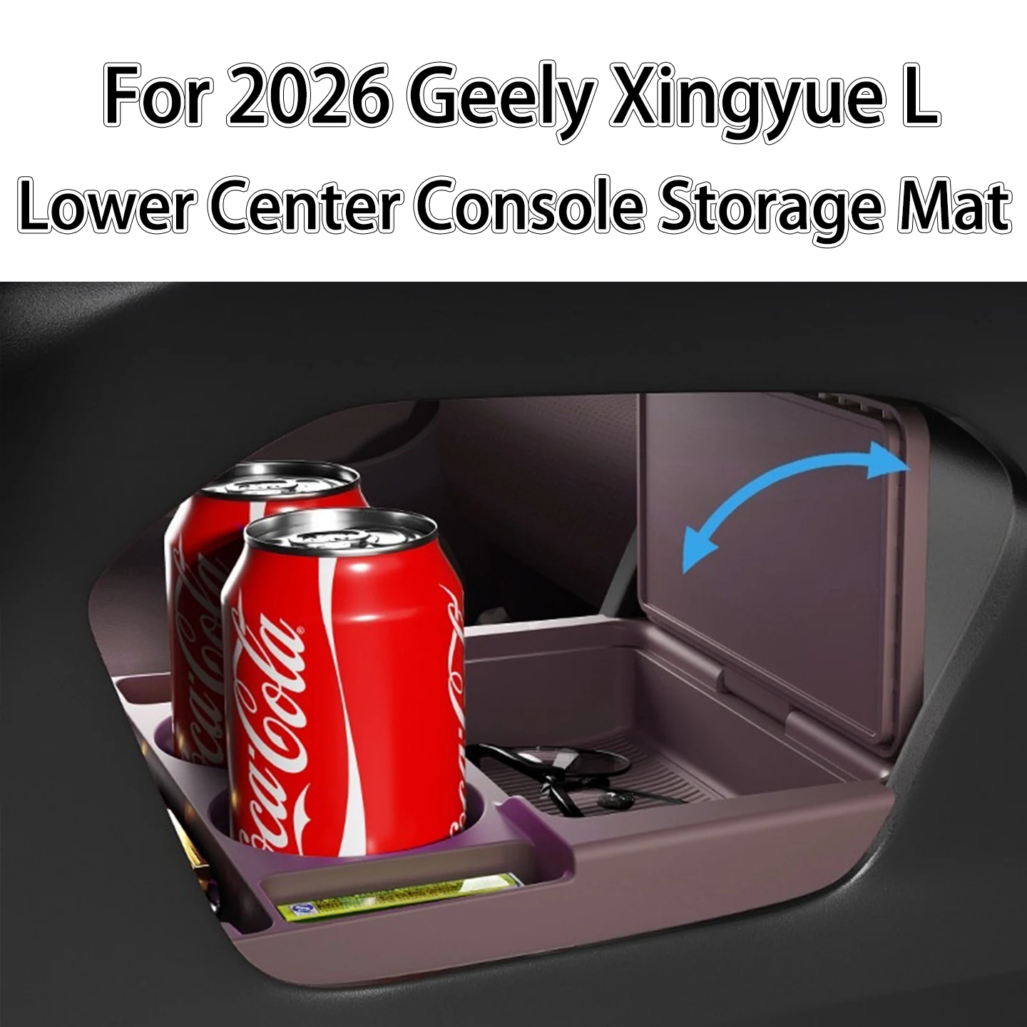For 2026 Geely Xingyue L Center Console Storage Box Anti-Rattle Shockproof car accessories Dustproof Easy to Clean