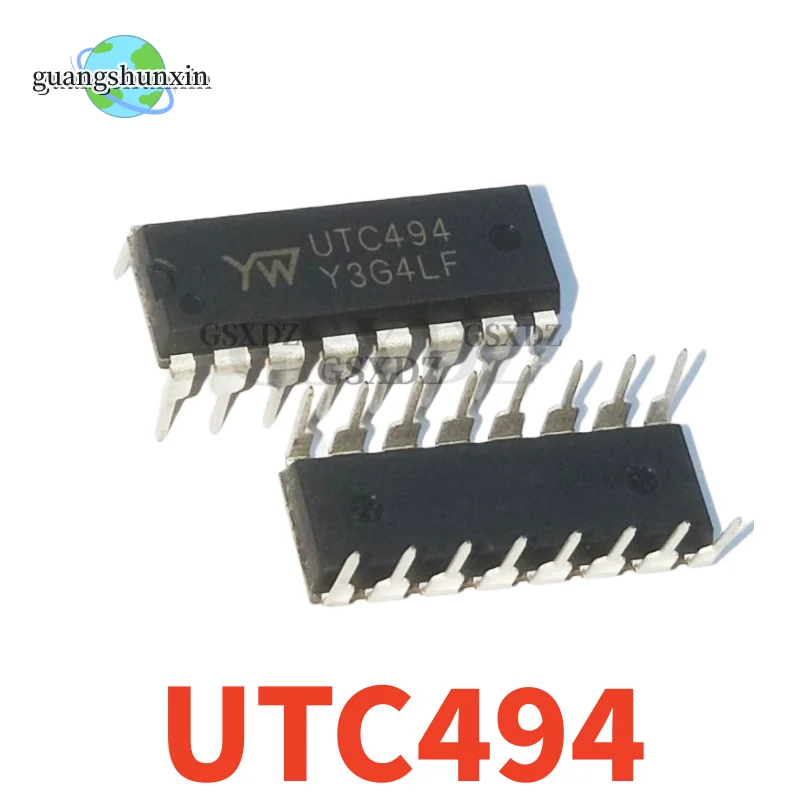 10PCS New original UTC494 direct insertion DIP16 voltage type pulse width modulation control circuit chip