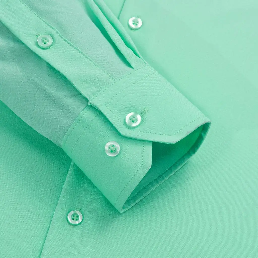 Hi-tie-女性と男性のためのエレガントなポロシャツ,無地,長袖,アウターウェア,柔らかく通気性,エレガントな結婚式のビジネス