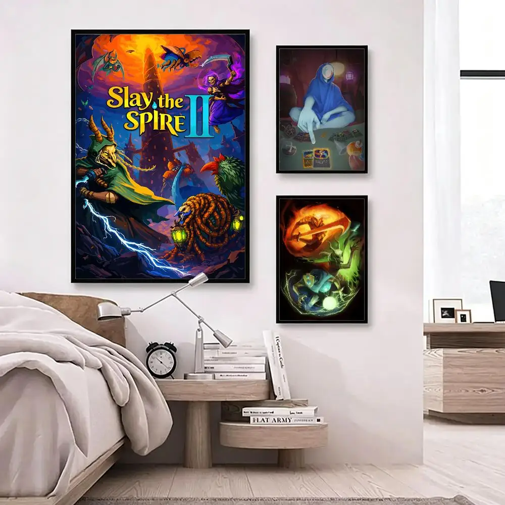 game Slay the Spire Poster Poster HD Waterproof Self-adhesive Art Print Wall Decor for Bedroom Living Room Gift