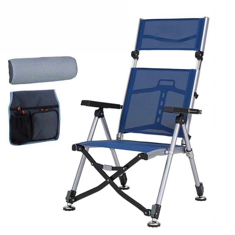 

New 25T bundle full folding large fishing chair outdoor all-terrain portable fishing chair reclining European fishing stool